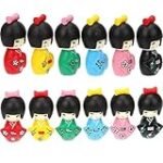 Muñecas Madera Japonesas