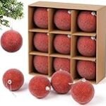 Bolas De Navidad Rojas 8cm
